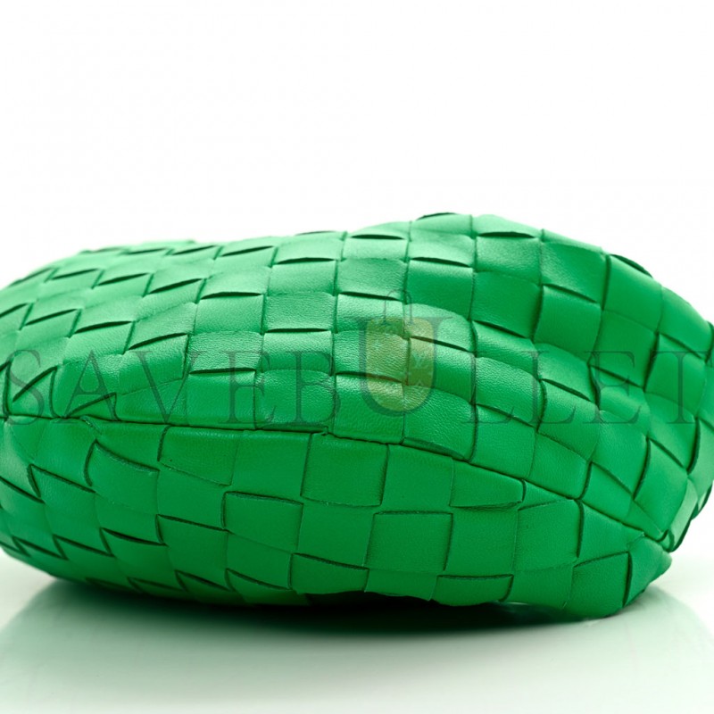BOTTEGA VENETA NAPPA INTRECCIATO MINI JODIE GRASS (25*15*3cm) BOTTEGA VENETA NAPPA INTRECCIATO MINI JODIE GRASS (25*15*3cm)