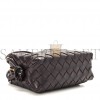 BOTTEGA VENETA NAPPA INTRECCIATO MINI LOOP CAMERA BAG GRAPE 1417427 (18*11*8cm)