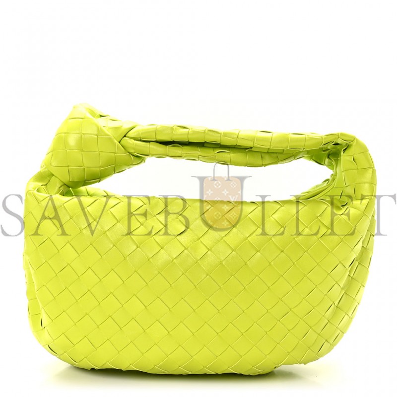 BOTTEGA VENETA NAPPA INTRECCIATO TEEN JODIE HOBO JODIE KIWI  (36*20*13cm)