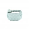 BOTTEGA VENETA NAPPA INTRECCIATO MINI JODIE TEAL WASHED (26*15*6cm)