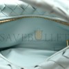 BOTTEGA VENETA NAPPA INTRECCIATO MINI JODIE TEAL WASHED (26*15*6cm)