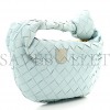 BOTTEGA VENETA NAPPA INTRECCIATO MINI JODIE TEAL WASHED (26*15*6cm)