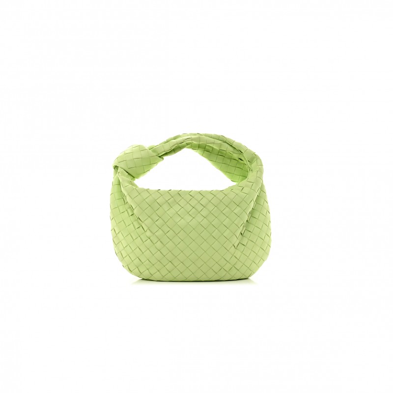 BOTTEGA VENETA NAPPA INTRECCIATO TEEN JODIE HOBO PISTACHIO  (34*21*9cm)