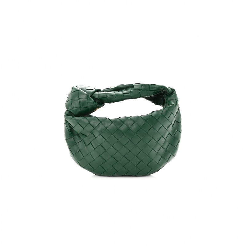 BOTTEGA VENETA NAPPA INTRECCIATO MINI JODIE RAINTREE  (23*15*9cm)