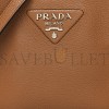 PRADA VITELLO DAINO SOFT MINI SHOULDER BAG CARAMEL (20*19*13cm)