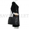 PRADA SOFT CALFSKIN GALLERIA DOUBLE ZIP TOTE BLACK (34*25*15cm)