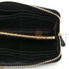 PRADA VITELLO DAINO ZIP AROUND WALLET BLACK (18*11*3cm)