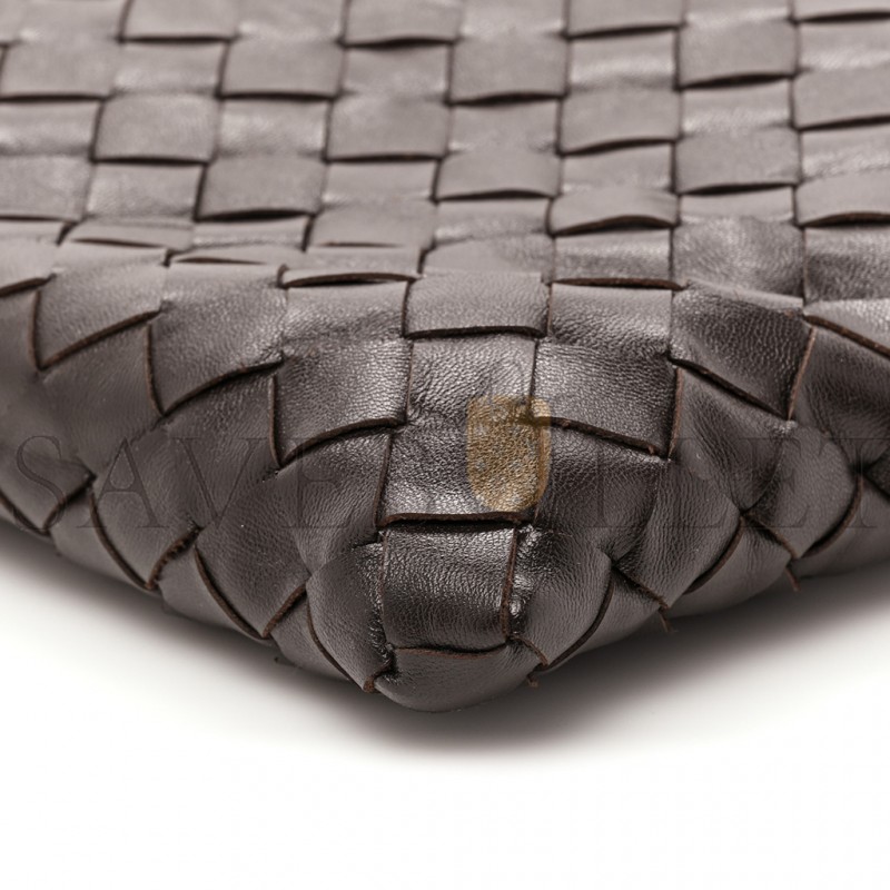 BOTTEGA VENETA NAPPA INTRECCIATO LARGE HOP EBANO  (56*43cm)