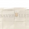 BOTTEGA VENETA PAPER CALFSKIN INTRECCIATO CASSETTE BELT BAG WHITE  (18*10*4cm)