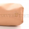 BOTTEGA VENETA CALFSKIN TEEN POUCH ALMOND (29*18*8cm)