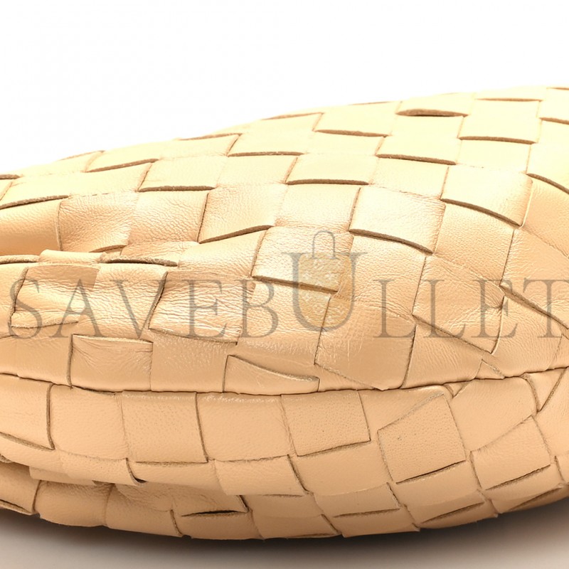 BOTTEGA VENETA NAPPA INTRECCIATO MINI JODIE ALMOND  (23*13*5cm)