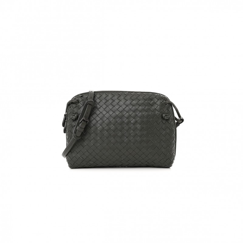 BOTTEGA VENETA NAPPA INTRECCIATO NODINI CROSSBODY MESSENGER NEW LIGHT GREY  (23*19*5cm)