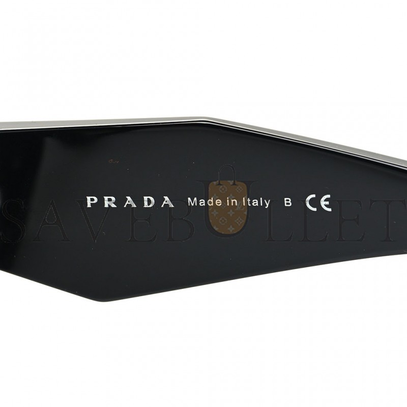 PRADA ACETATE SYMBOLE SUNGLASSES SPR 07Y BLACK 