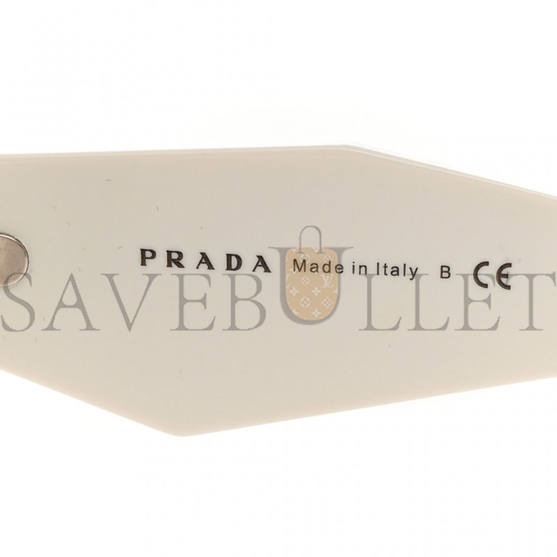 PRADA ACETATE SYMBOLE SUNGLASSES SPR 07Y-F WHITE