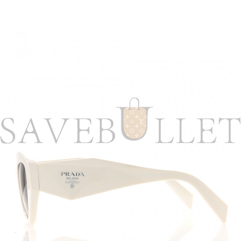 PRADA ACETATE SYMBOLE SUNGLASSES SPR 07Y-F WHITE