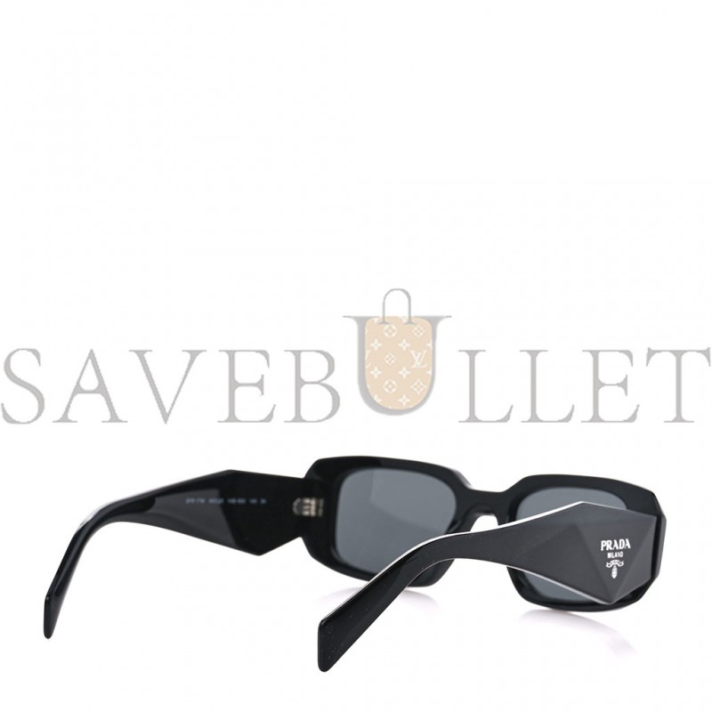 PRADA ACETATE SYMBOLE SUNGLASSES SPR 17W BLACK