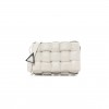 BOTTEGA VENETA NAPPA MAXI INTRECCIO PADDED CASSETTE CROSSBODY BAG CHALK (26*17*8cm)