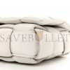 BOTTEGA VENETA NAPPA MAXI INTRECCIO PADDED CASSETTE CROSSBODY BAG CHALK (26*17*8cm)