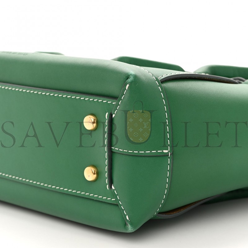 BOTTEGA VENETA FRENCH CALFSKIN MAXI INTRECCIATO ARCO 33 RACING GREEN  (22*22*9cm)