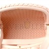 BOTTEGA VENETA NAPPA INTRECCIATO MINI TOP HANDLE SHOULDER BAG FLAMINGO  (22*17*8cm)