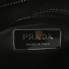 PRADA NAPPA MINI ANTIQUE ROSETTE FLOWER TOTE BAG BLACK (24*22*10cm)