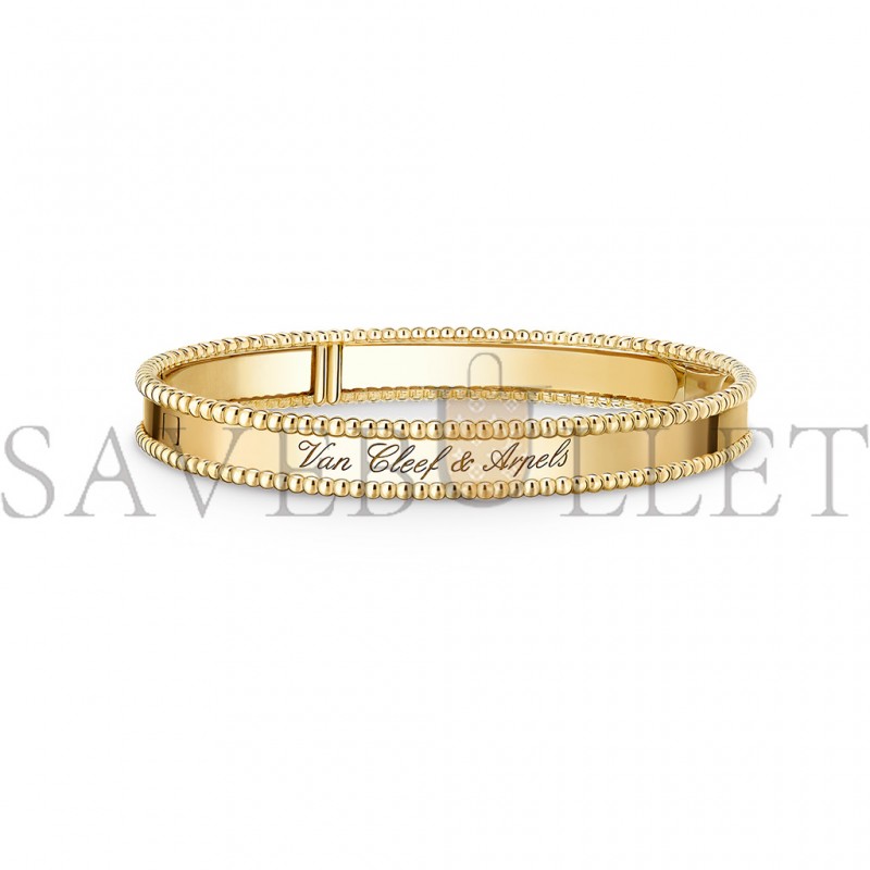 VAN CLEEF ARPELS PERLÉE SIGNATURE BRACELET, MEDIUM MODEL - YELLOW GOLD  VCARP3K600