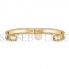 VAN CLEEF ARPELS PERLÉE SIGNATURE BRACELET, MEDIUM MODEL - YELLOW GOLD  VCARP3K600