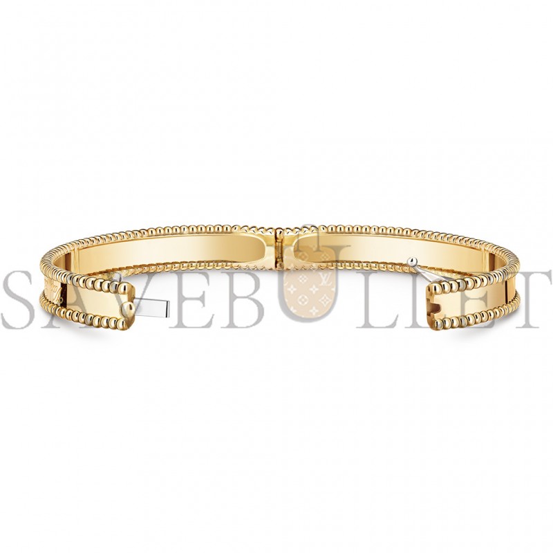 VAN CLEEF ARPELS PERLÉE SIGNATURE BRACELET, MEDIUM MODEL - YELLOW GOLD  VCARP3K600