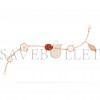 VAN CLEEF ARPELS LUCKY SPRING BRACELET, 5 MOTIFS - ROSE GOLD, CARNELIAN, MOTHER-OF-PEARL, ONYX  VCARP7RR00