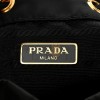 PRADA RE-NYLON DUET DRAWSTRING SHOULDER BAG BLACK (23*18*11cm)