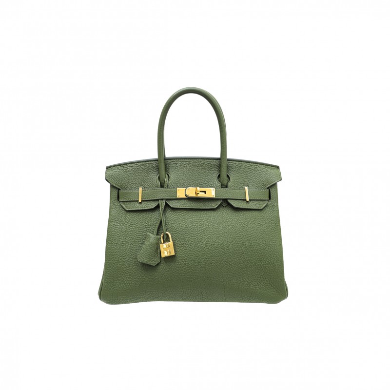 HERMES VERT OLIVE BIRKIN 30 BAG (30*22*16cm)