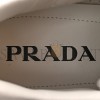 PRADA RE-NYLON SPAZZOLATO METAL TRIANGLE LOGO MENS PRAX 01 45MM SNEAKERS 8 WHITE PRADA RE-NYLON SPAZZOLATO METAL TRIANGLE LOGO MENS PRAX 01 45MM SNEAKERS 8 WHITE