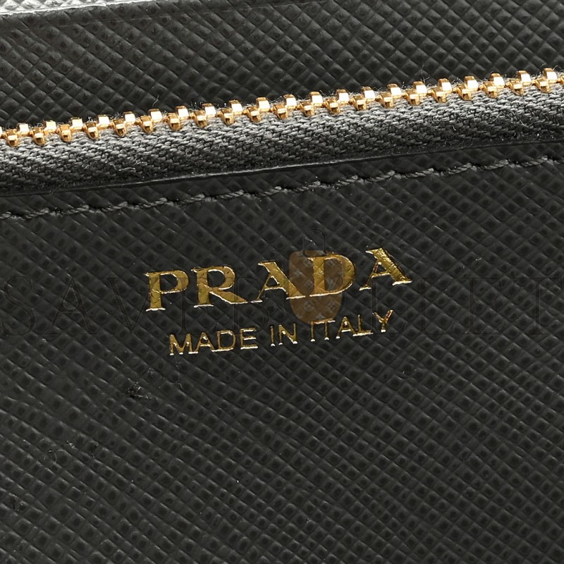 PRADA SAFFIANO CONTINENTAL FLAP WALLET MARMO (18*10*3cm)