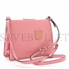 PRADA SAFFIANO CITY CALF LIGHT FRAME BAG PINK (22*18*9cm)