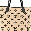 LOUIS VUITTON NEVERFULL MM BEIGE BLACK M22838 (31*28*14cm)