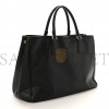 PRADA SAFFIANO LARGE GALLERIA DOUBLE ZIP TOTE BLACK (36*27*15cm)