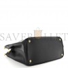 PRADA SAFFIANO MEDIUM GALLERIA DOUBLE ZIP TOTE BLACK (30*23*15cm)