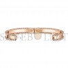 VAN CLEEF ARPELS PERLÉE SIGNATURE BRACELET, MEDIUM MODEL - ROSE GOLD  VCARP3K700