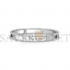 VAN CLEEF ARPELS PERLÉE SIGNATURE BRACELET, MEDIUM MODEL - WHITE GOLD  VCARP3K800