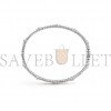 VAN CLEEF ARPELS PERLÉE SWEET CLOVERS BRACELET, EXTRA SMALL MODEL - WHITE GOLD, DIAMOND  VCARP6X800