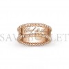 VAN CLEEF ARPELS PERLÉE SIGNATURE RING - ROSE GOLD  VCARN32400