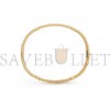 VAN CLEEF ARPELS PERLÉE CLOVERS BRACELET, SMALL MODEL - YELLOW GOLD, DIAMOND  VCARO56200