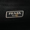 PRADA SAFFIANO TESSUTO NYLON VELA BUCKET WRISTLET BLACK (22*15*10cm)