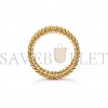 VAN CLEEF ARPELS PERLÉE DIAMONDS RING, 1 ROW - YELLOW GOLD, DIAMOND  VCARP4E100