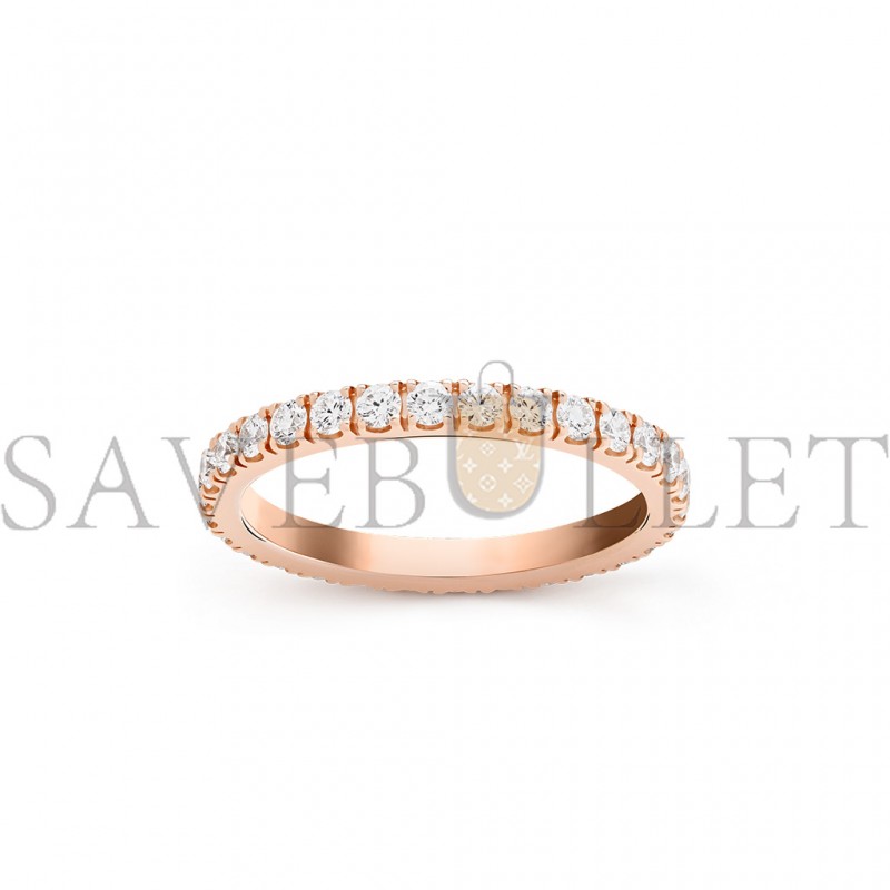 VAN CLEEF ARPELS FÉLICITÉ WEDDING BAND, 2.1 MM - ROSE GOLD, DIAMOND  VCARP7RH00