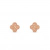 VAN CLEEF ARPELS VINTAGE ALHAMBRA EARRINGS - ROSE GOLD  VCARN9T400