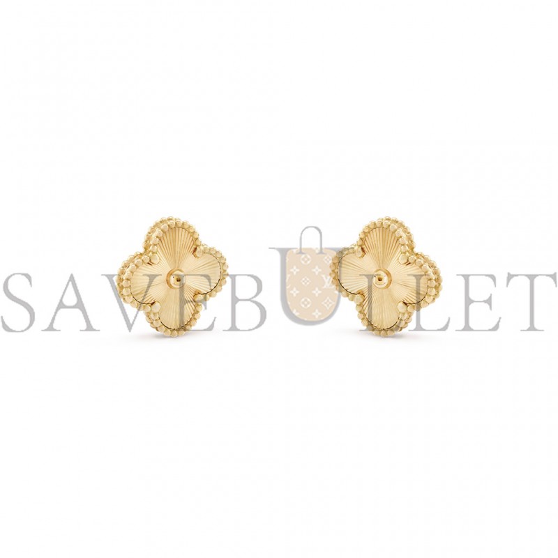 VAN CLEEF ARPELS VINTAGE ALHAMBRA EARRINGS - YELLOW GOLD VCARP3JL00 VAN CLEEF ARPELS VINTAGE ALHAMBRA EARRINGS - YELLOW GOLD VCARP3JL00