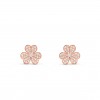 VAN CLEEF ARPELS FRIVOLE EARRINGS, SMALL MODEL - ROSE GOLD, DIAMOND  VCARP7RM00