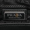 PRADA SOFTY CALFSKIN TRIANGLE SHOULDER BAG BLACK (28*16*10cm)