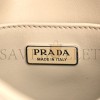 PRADA SPAZZOLATO CLEO FLAP SHOULDER BAG DESERTO (17*15*3cm)